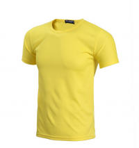 SKT001 Manufacture of solid color sports t-shirts Supply moisture wicking T-shirts Online ordering Sweatshirts 190G full polyester pinhole cloth Sweatshirt manufacturer T-shirt price t-shirt design Price t shirt offer t-shirt wholesale price detail view-8